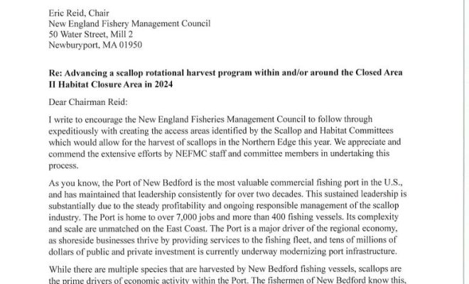 Fishery council considering Mitchell’s plea to open Northern Edge to scallopers