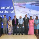 Eight Sri Lankan Diplomats visit Hambantota International Port