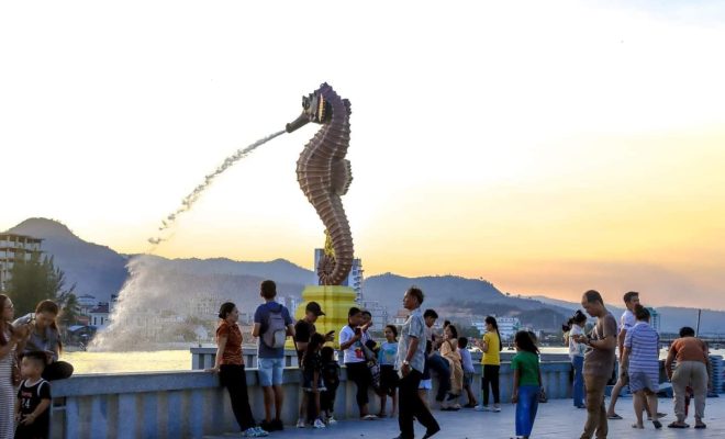 8-metre seahorse statue in Cambodia bears striking resemblance to Merlion