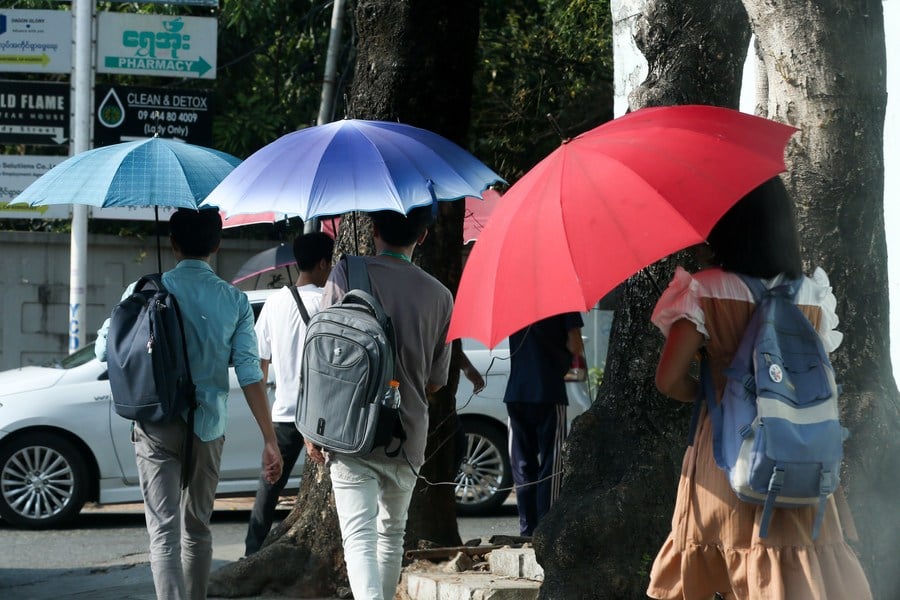 Myanmar records temperature of 48.2℃, highest in 56 years