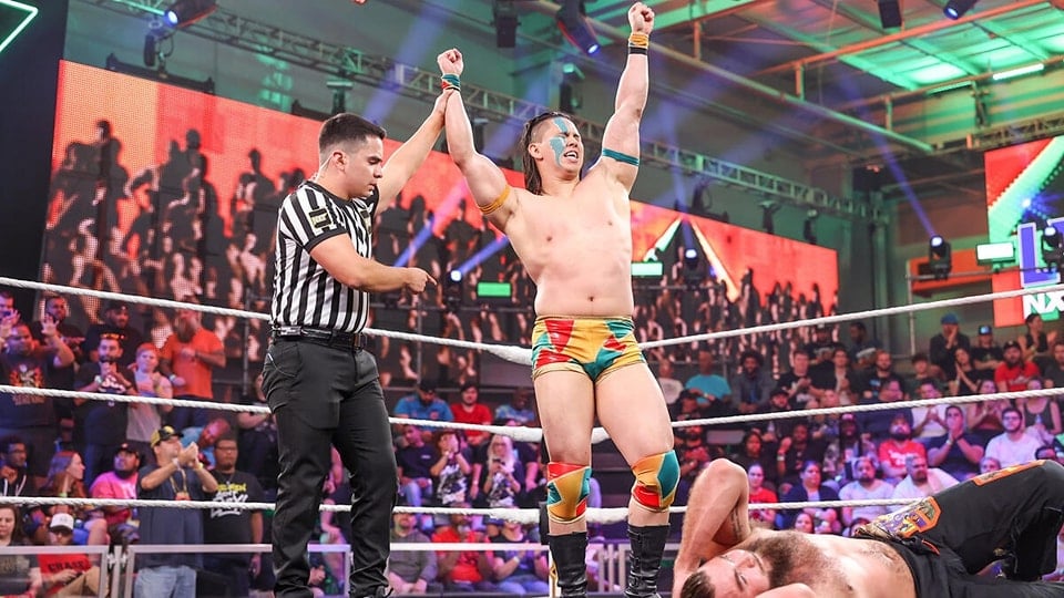 S’porean pro wrestler Dante Chen wins WWE match after flipping larger opponent onto the floor