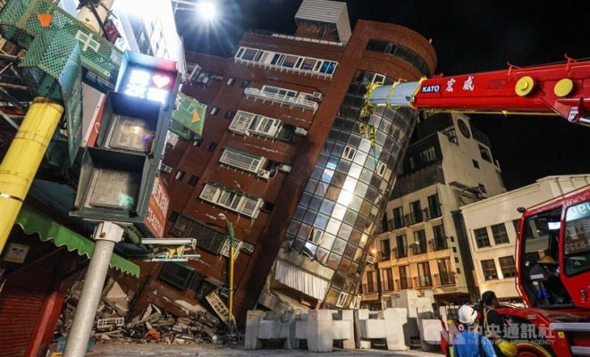 Woman crushed to death in Taiwan earthquake after returning to rescue pet cat