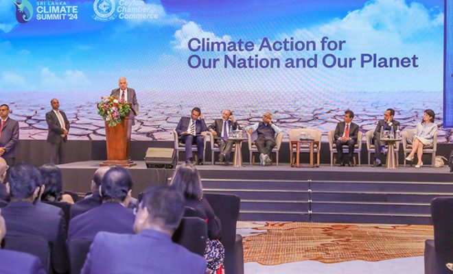 President Calls for Unified Environment, Climate Change Law at Sri Lanka Climate Summit