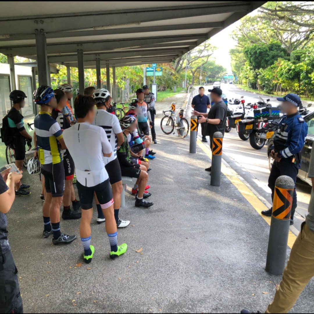 About 20 cyclists caught for riding in large groups & other offences: LTA