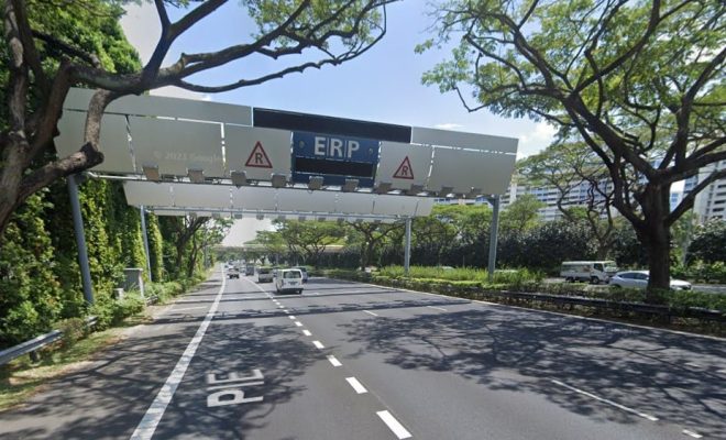 ERP rates will go down by S$1 at 7 expressway locations over the June school holidays
