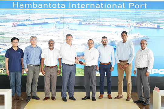High Powered delegation from CASA visits Hambantota Port