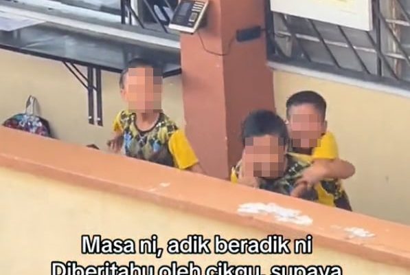 3 M’sian siblings smile & wave when told they can leave school early, unaware father died from heart attack