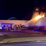 Evacuations as blaze destroys Kingston factory