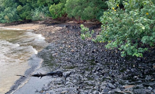 Oil spill spreads to St John’s & Lazarus islands, beaches closed till further notice