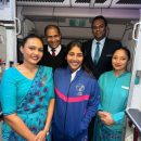 UAE Women’s National Cricket Team Aboard SriLankan Airlines