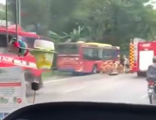 23-year-old motorcyclist dies after accident with bus on BKE
