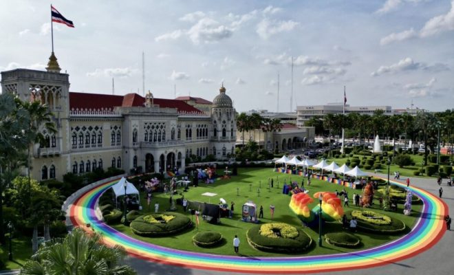 Rainbow fireworks and hand hearts for Thailand’s Marriage Equality Act